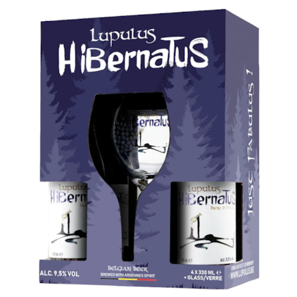 Imagem de Kit Belga Lupulus Hibernatus Com 4 Cervejas + Taça