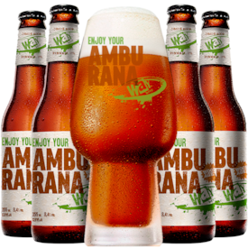 Kit Cerveja Way Beer Amburana Lager - Compre 4 e Ganhe Copo