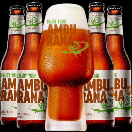 Kit Cerveja Way Beer Amburana Lager - Compre 4 e Ganhe Copo