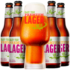 Kit Cerveja Way Beer Premium Lager - Compre 4 e Ganhe Copo