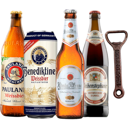 Imagem de Kit Cervejas Alemãs - Compre 3 Leva 4 + Abridor