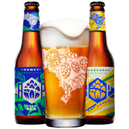 Imagem de Kit Cervejas Brazilian Hops - Compre 2 e Leve Copo