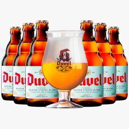 Imagem de Kit Cervejas Duvel - Compre 6 e Leve Taça Exclusiva