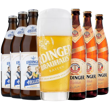 Imagem de Kit Cervejas Erdinger - Compre 6 e Leve Copo