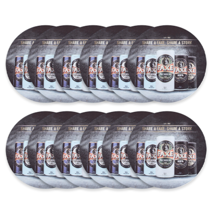 Imagem de Kit Cervejas Faxe Premium - Compre 6 e Leve 2  Copos + 12 Bolachas Originais