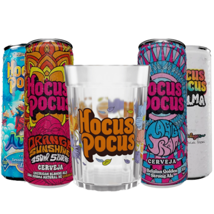 Imagem de Kit Cervejas Hocus Pocus - Compre 4 e Leve Copo