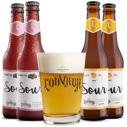 Imagem de Kit Cervejas Louvada Sour - Compre 4 e Leve Caldereta