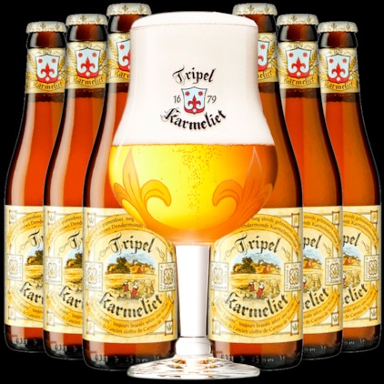 Kit Cervejas Tripel Karmeliet - Compre 6 e Leve Taça