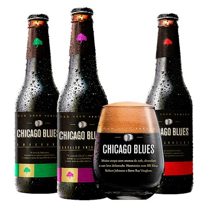 Kit Chicago - Compre 3 Cervejas e Ganhe Copo Exclusivo da Marca