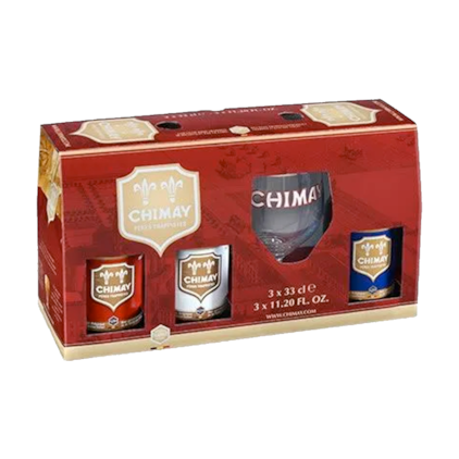 Imagem de Kit Chimay Trilogia - 3 Cervejas + Taça Exclusiva