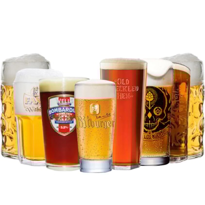 Imagem de Kit Colecionador de Copos de Cerveja - 60% OFF
