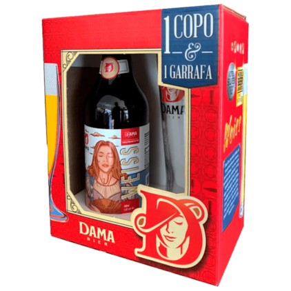 Imagem de Kit de Cerveja Dama Bier Weiss + Copo Exclusivo