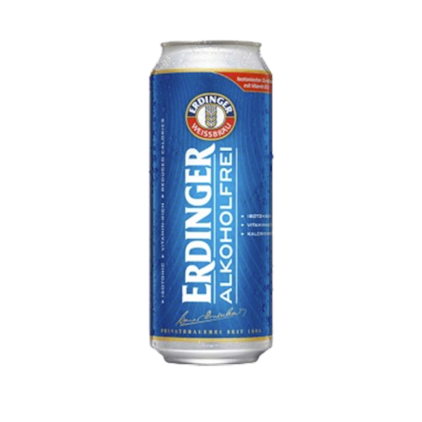 Imagem de Kit de Cerveja Erdinger Alkoholfrei 500ml + Squeeze + Copo