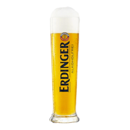 Imagem de Kit de Cerveja Erdinger Alkoholfrei 500ml + Squeeze + Copo