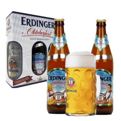 Imagem de Kit de Cerveja Erdinger Oktoberfest - 2 Cervejas + Caneca Original