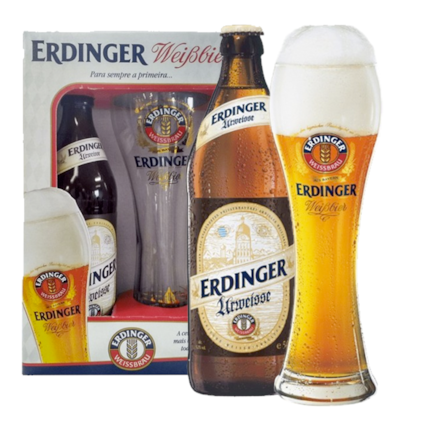 Imagem de Kit de Cerveja Erdinger Urweisse 500ml + Copo