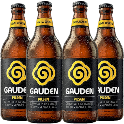 Kit de Cerveja Gauden Bier Pilsen - Compre 3 e Leve 4 Imagem de Kit de Cerveja Gauden Bier Pilsen - Compre 3 e Leve 4