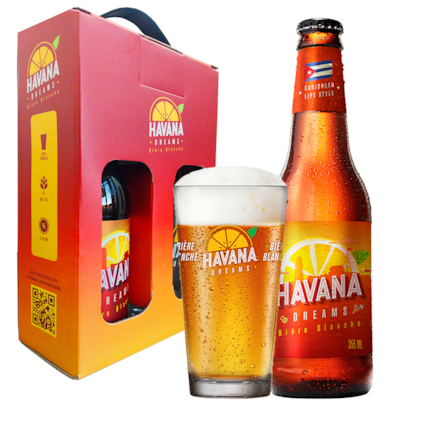 Kit de Cerveja Havana Dreams + Copo Exclusivo Imagem de Kit de Cerveja Havana Dreams + Copo Exclusivo