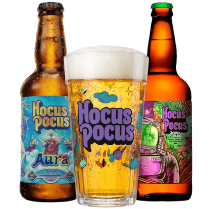 Imagem de Kit de Cerveja Hocus Pocus Aura & APA Cadabra Com Copo Grátis