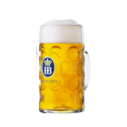 Imagem de Kit de Cerveja Hofbrau Munchner Weisse 500ml - 2 Cervejas + Caneca