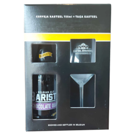Kit de Cerveja Kasteel Barista Garrafa 750ml + Taça
