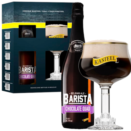 Imagem de Kit de Cerveja Kasteel Barista Garrafa 750ml + Taça