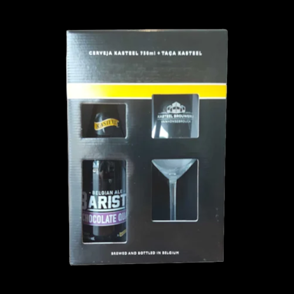 Kit de Cerveja Kasteel Barista Garrafa 750ml + Taça