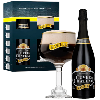 Imagem de Kit de Cerveja Kasteel Cuvée du Chateau 750ml + Taça