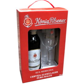 Kit de Cerveja Konig Pilsener + Taça Original