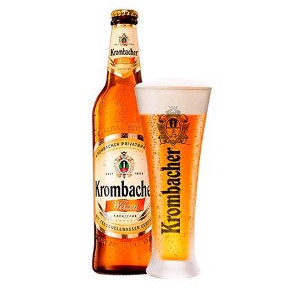 Kit de Cerveja Krombacher Weizen com Taça Grátis