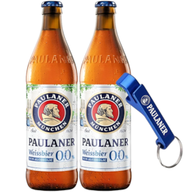 Kit de Cerveja Paulaner Alkogolfrei - Compre 2 e Leve Chaveiro Abridor