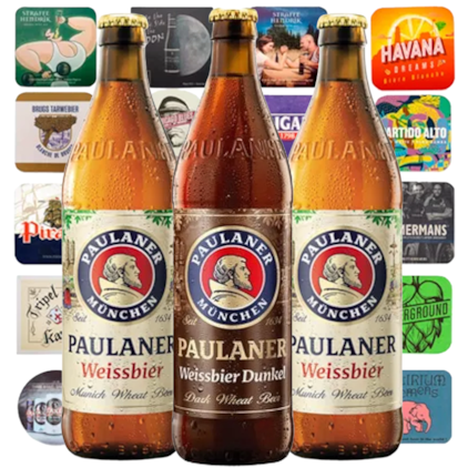 Kit de Cerveja Paulaner - Compre 2 e Leve 3 + Kit de Bolachas Imagem de Kit de Cerveja Paulaner - Compre 2 e Leve 3 + Kit de Bolachas
