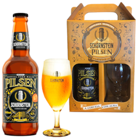 Kit de Cerveja Schornstein Pilsen + Taça Exclusiva