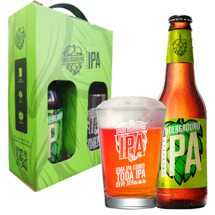 Kit de Cerveja Underground + Copo Exclusivo Imagem de Kit de Cerveja Underground + Copo Exclusivo
