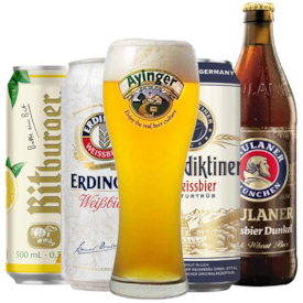 Kit de Cervejas Alemãs - Compre 4 e Leve Copo