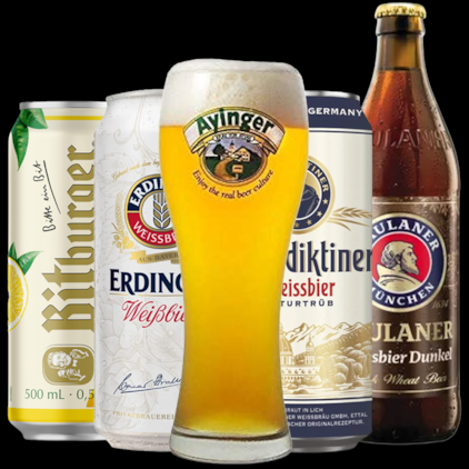 Kit de Cervejas Alemãs - Compre 4 e Leve Copo