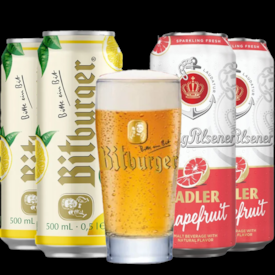 Kit de Cervejas Alemãs Frutadas com Copo Gratis