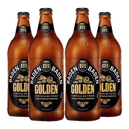 Kit de Cervejas Baden Baden Golden - Compre 3 e Leve 4