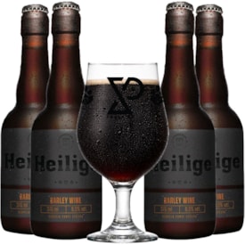 Kit de Cervejas Barley Wine Com Taça Grátis