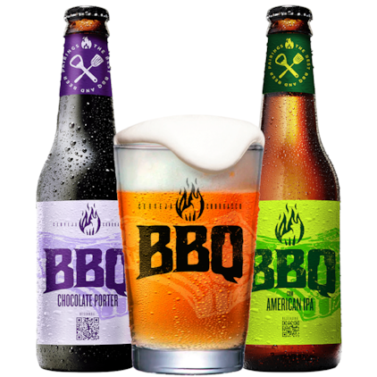 Kit de Cervejas BBQ - Compre 2 e Leve Copo Imagem de Kit de Cervejas BBQ - Compre 2 e Leve Copo
