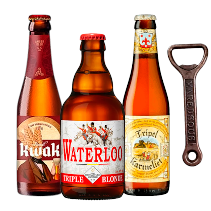 Imagem de Kit de Cervejas Belgas com Abridor Grátis