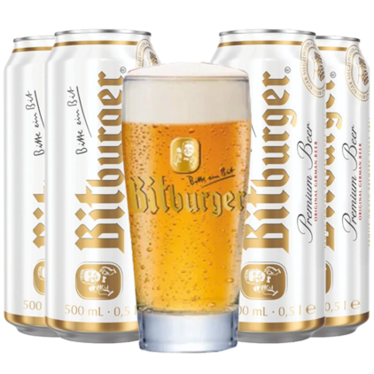 Imagem de Kit de Cervejas Bitburger - Compre 4 e Leve Copo