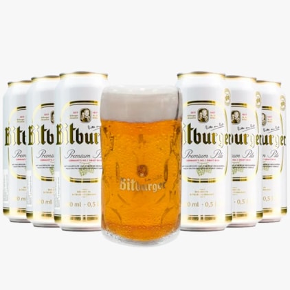 Imagem de Kit de Cervejas Bitburger - Compre 6  e Leve Caneca