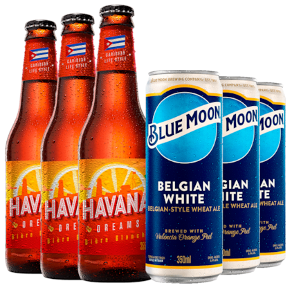 Imagem de Kit de Cervejas Blue Moon + Havana Dreams - Compre 4 e Leve 6