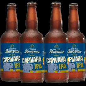Kit de Cervejas Blumenau Capivara Little IPA - Compre 3 e Leve 4