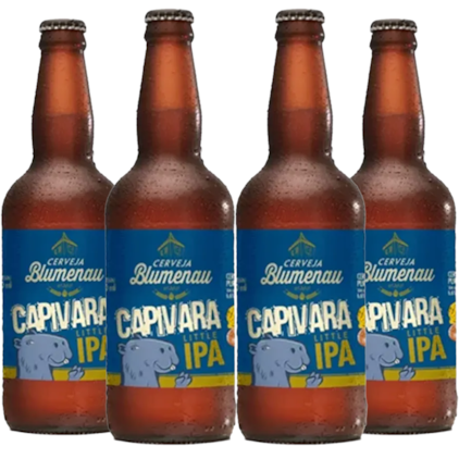 Imagem de Kit de Cervejas Blumenau Capivara Little IPA - Compre 3 e Leve 4