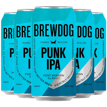 Imagem de Kit de Cervejas BrewDog Punk IPA - Compre 3 e Leve 5 (Pré-Venda)