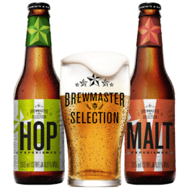 Kit de Cervejas Brewmaster - Compre 2 e Leve Copo