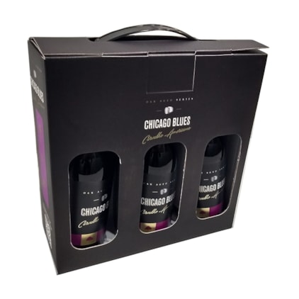 Kit de Cervejas Chicago Blues Carvalho Americano Imagem de Kit de Cervejas Chicago Blues Carvalho Americano