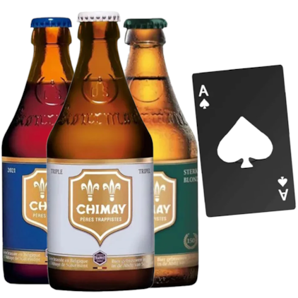 Imagem de Kit de Cervejas Chimay + Abridor Grátis